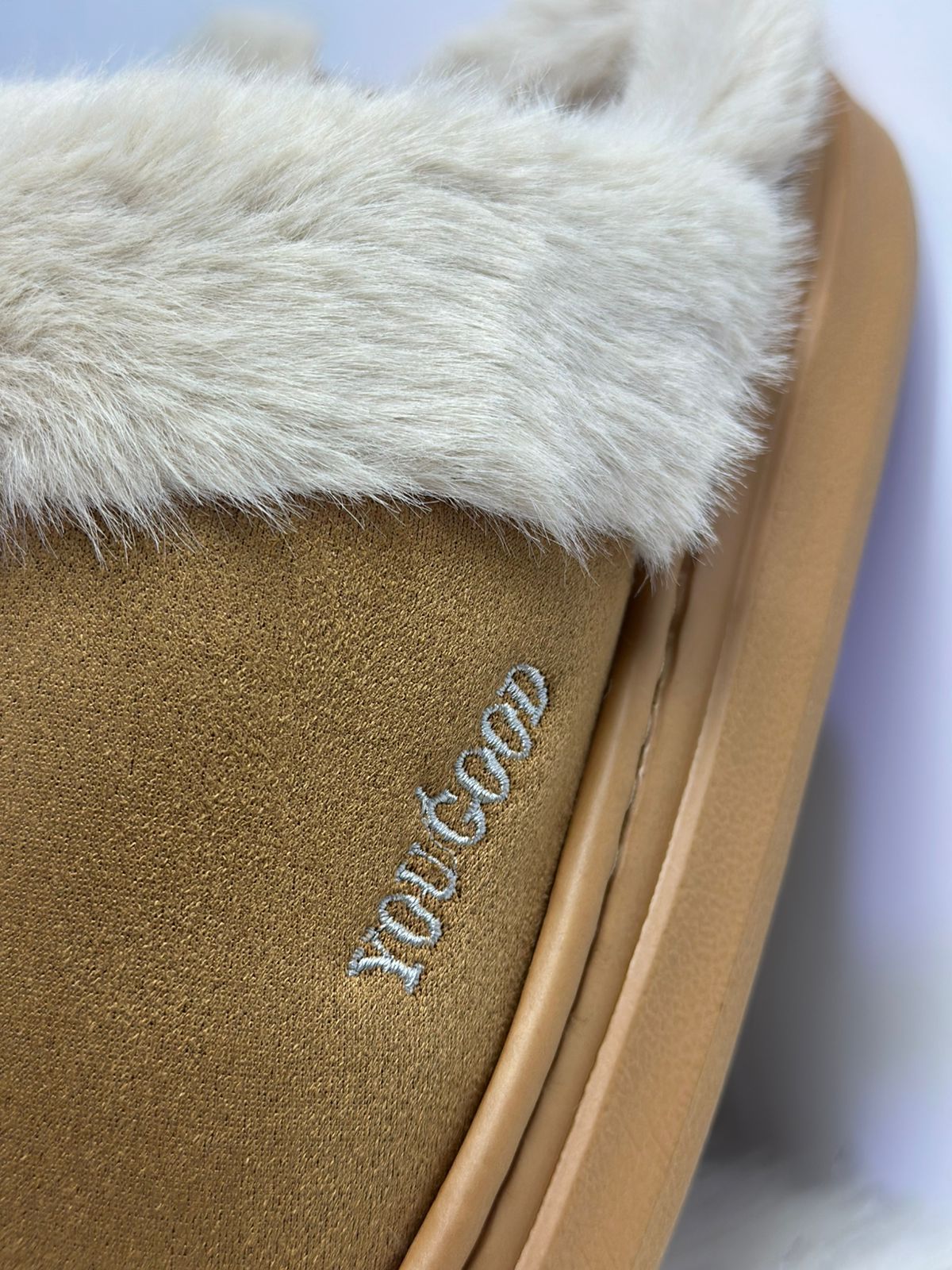 Pantuflas Marron unisex con peluche interior