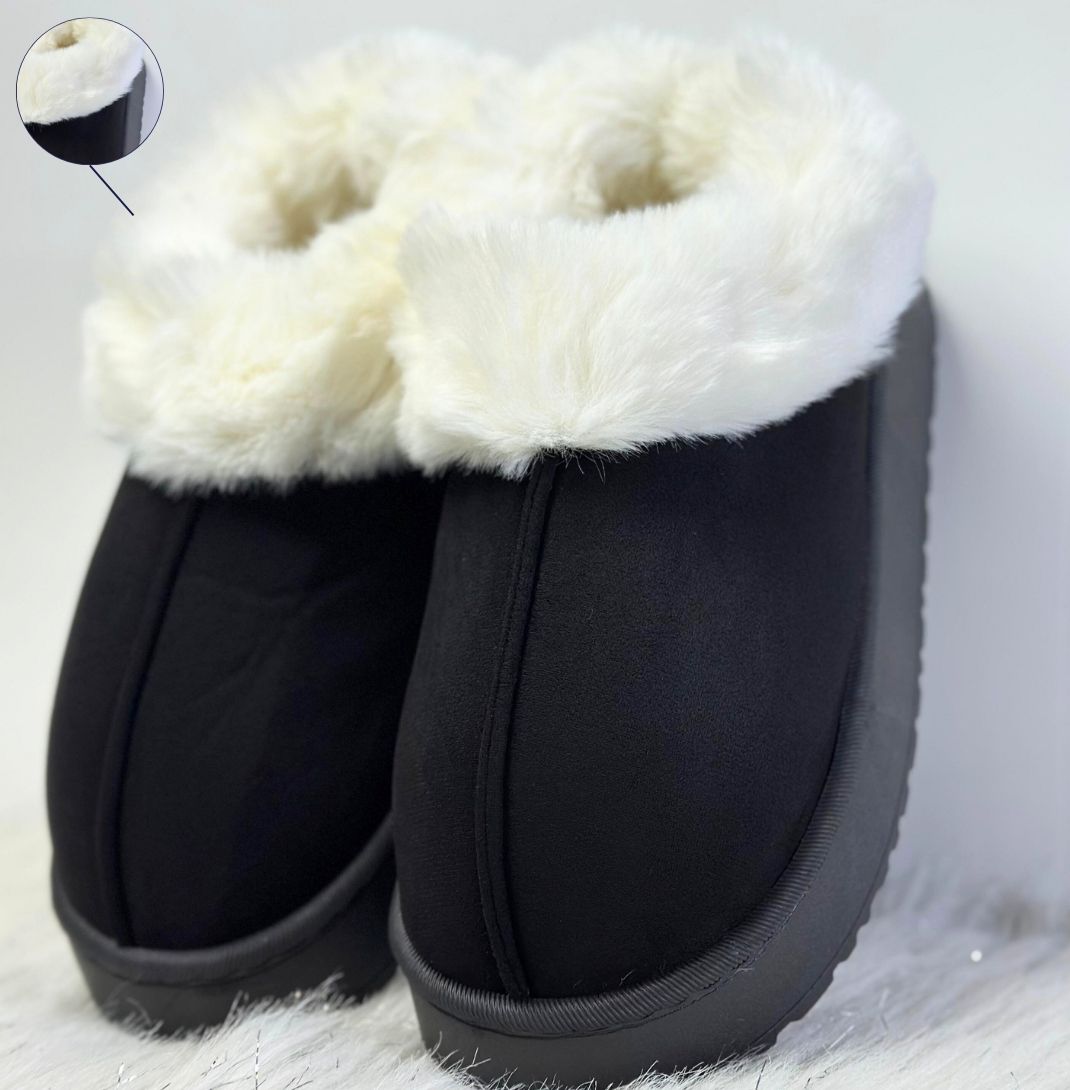 Pantuflas unisex Cerradas con peluche interior