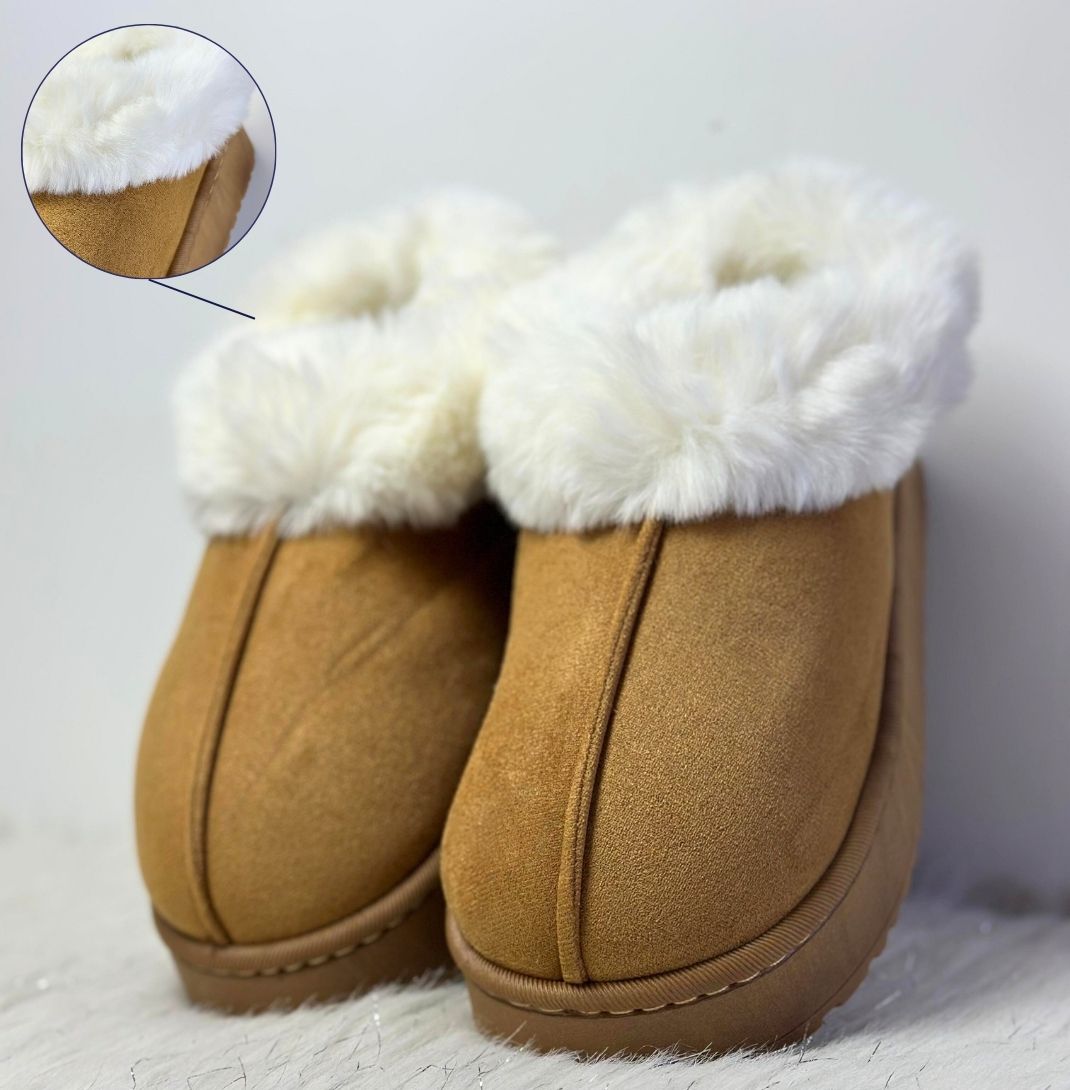 Pantuflas unisex Cerradas con peluche interior